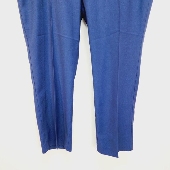 Perry Ellis Mens Portfolio Navy Slim Fit Dress Pants Size 38x30 New - Picture 8 of 14